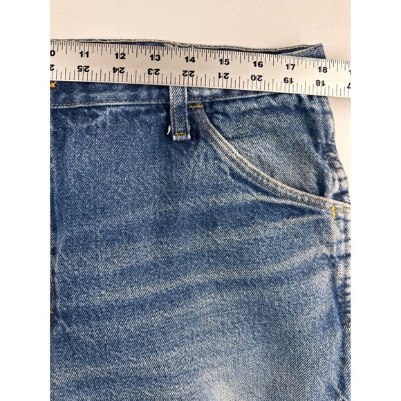 Vtg Lot of 4 Red Kap Rancher Denim Work Jeans 38x32 Straight Fit Distress Patina - Picture 9 of 15